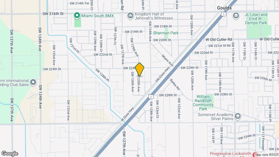 22555 SW 125th Ave Map and Location Details