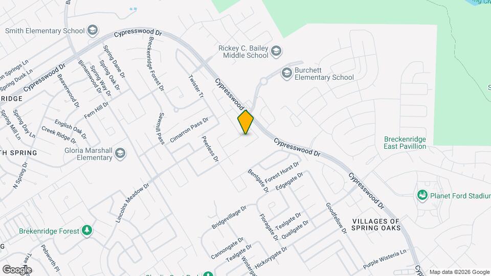 3218 Dappled Vale Trail Map and Location Details