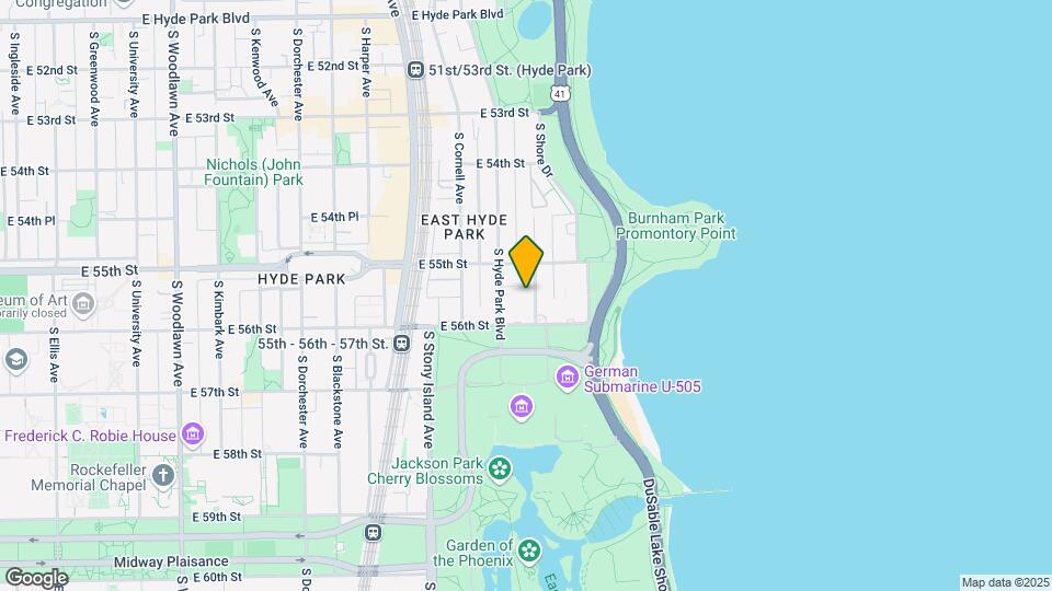 5528-5532 S. Everett Avenue Mapa y Detalles de la Ubicación
