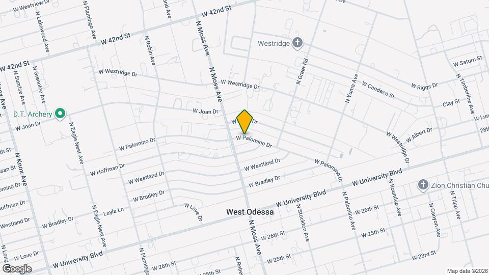 10240 W Palomino Dr Map and Location Details