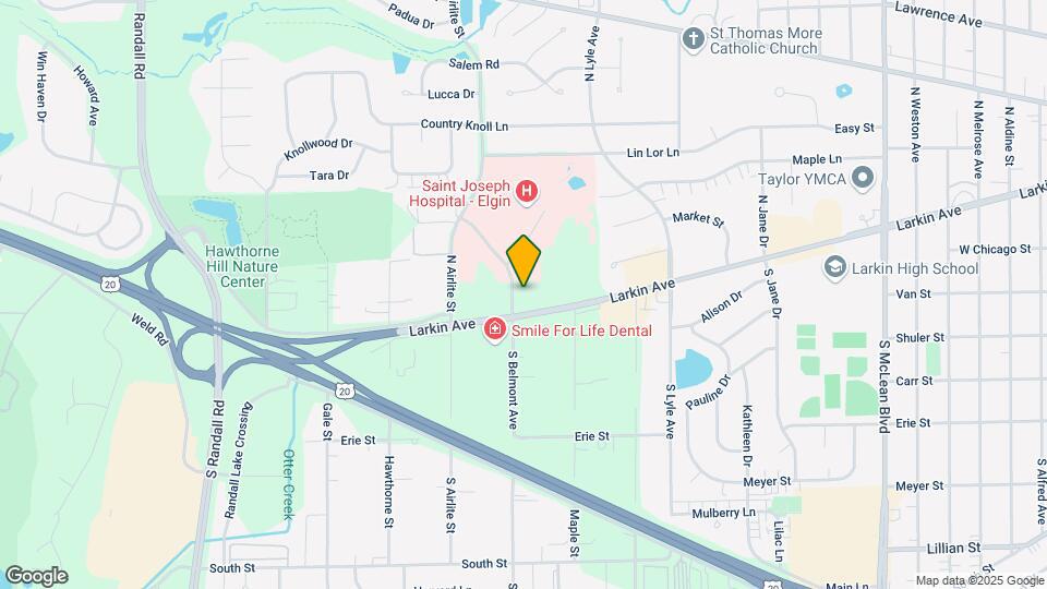 1990 Larkin Ave, Elgin, IL 60123 Mapa y Detalles de la Ubicación