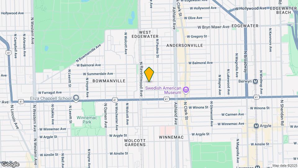 1731 W Berwyn Ave, Unit 1 Map and Location Details