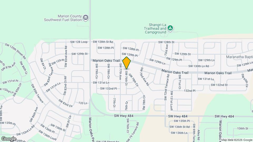 13073 SW 76th Ct Map and Location Details