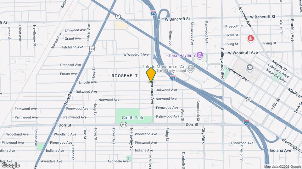 1717 Lawrence Ave Map and Location Details