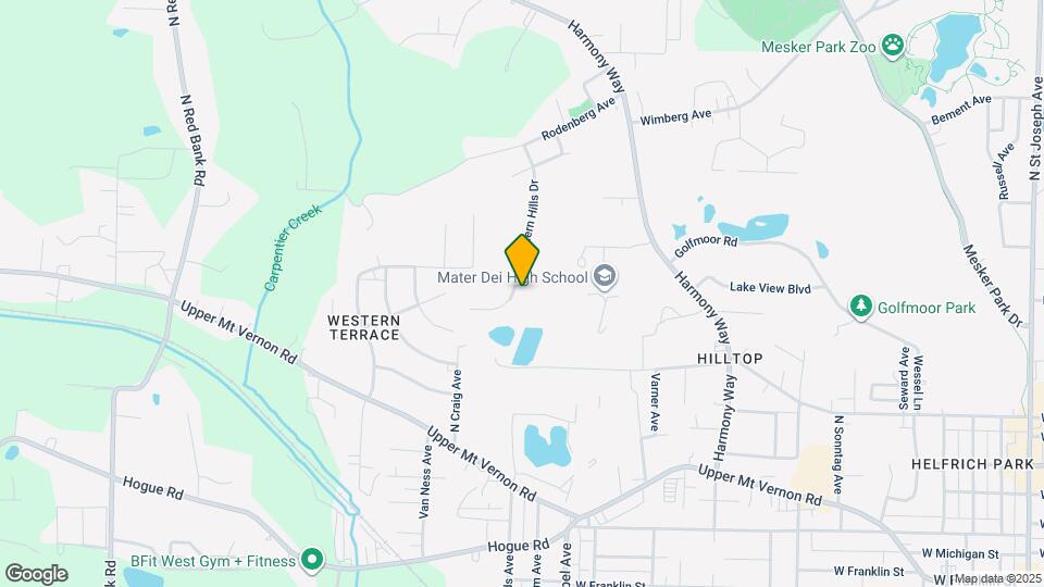 1221 Western Hills Dr-Unit -1221 Map and Location Details