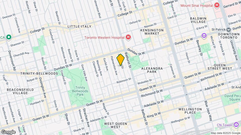 96 Markham St Map and Location Details