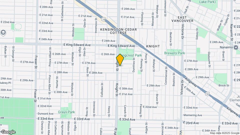 4354 Knight St Map and Location Details