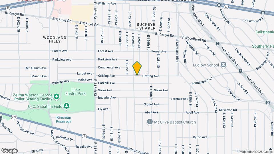 12402 Griffing Ave Map and Location Details