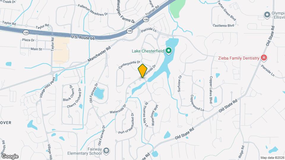 402 Waterside Dr Map and Location Details