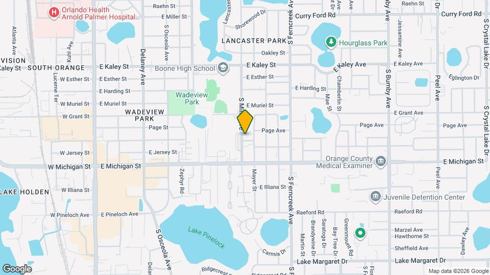 2441 S Mills Ave Map and Location Details