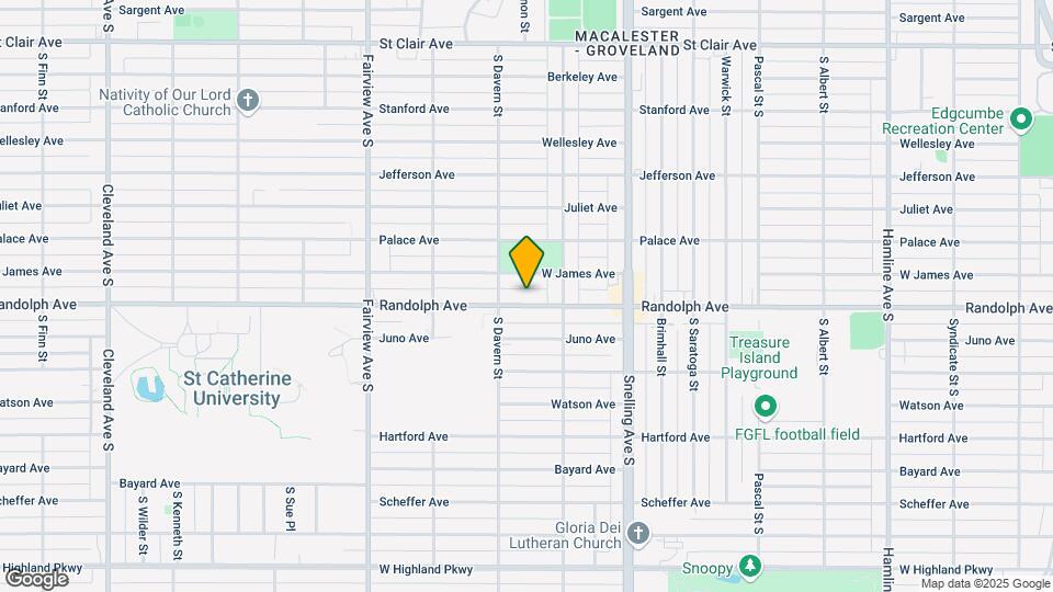 1673 Randolph Ave Map and Location Details