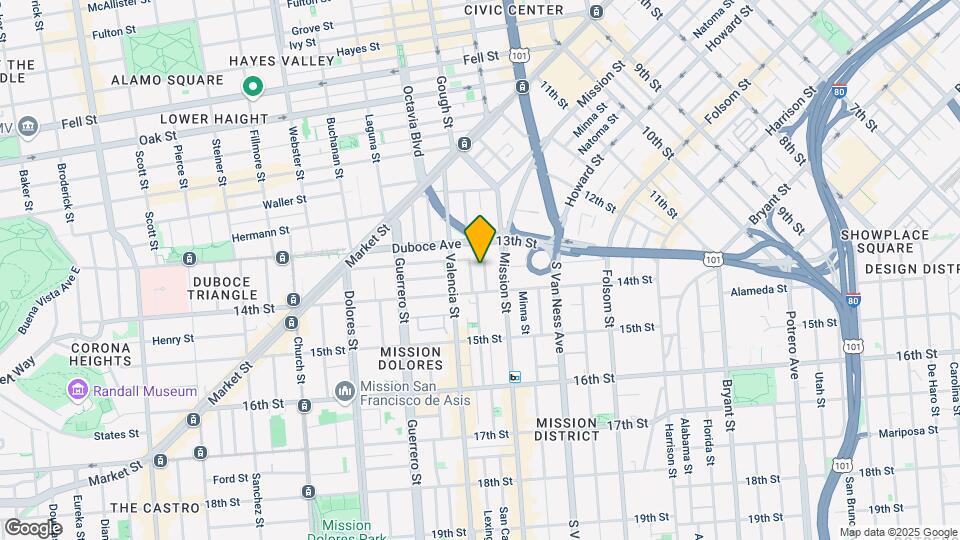58-60 Woodward St Mapa y Detalles de la Ubicación