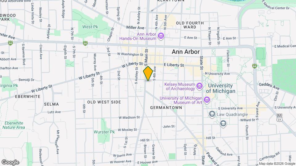 The Standard at Ann Arbor Mapa y Detalles de la Ubicación