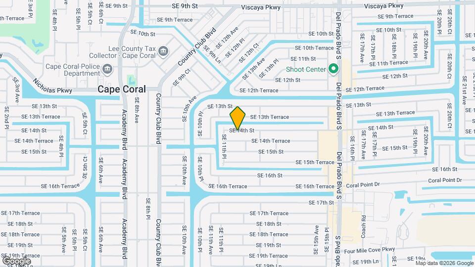 1118 SE 14th St Map and Location Details