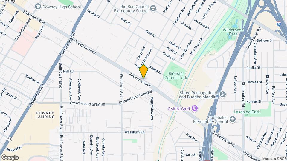 9559 Firestone Blvd Map and Location Details