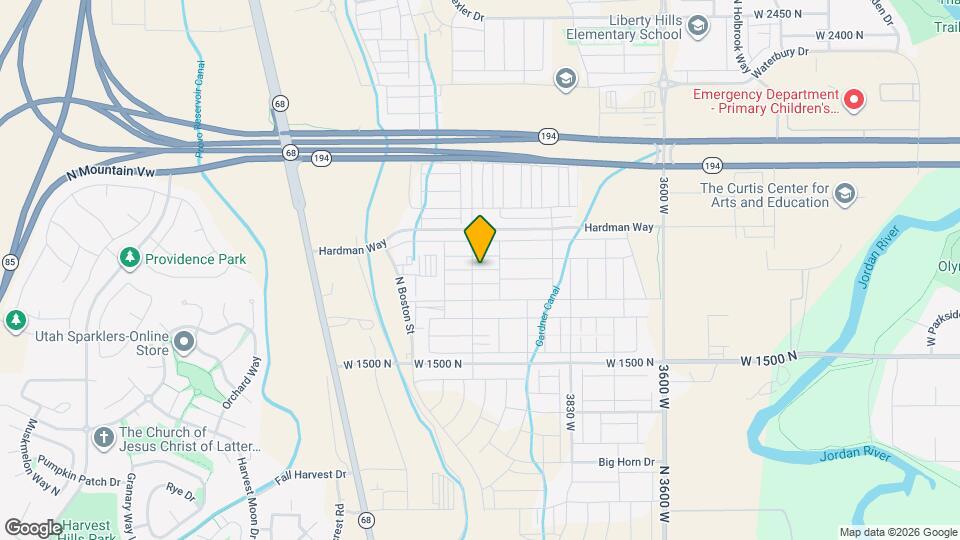 4068 W 1760 N Map and Location Details