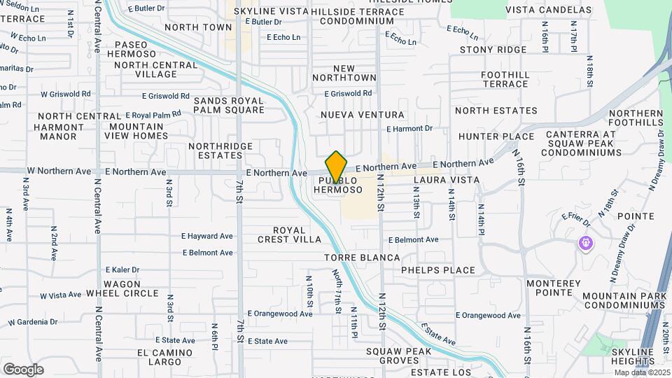 1044 E Pueblo Rd Mapa y Detalles de la Ubicación