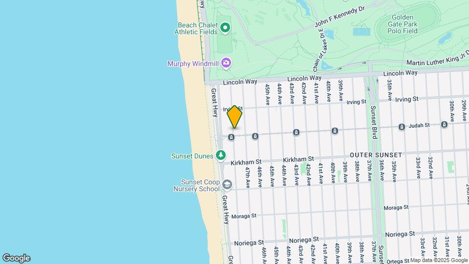 4244 Judah St Map and Location Details