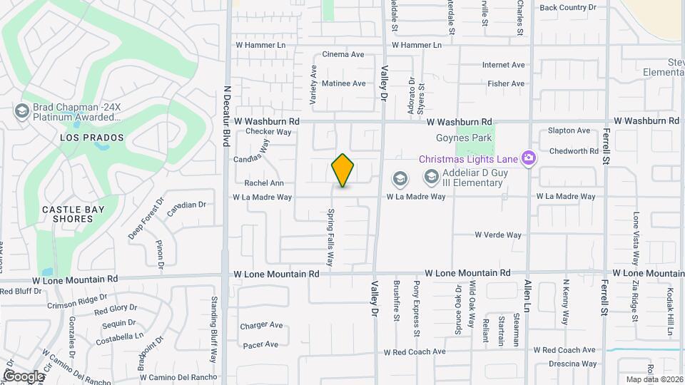 4340 W La Madre Way Map and Location Details