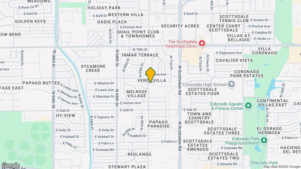 7001 E Wilshire Dr Map and Location Details