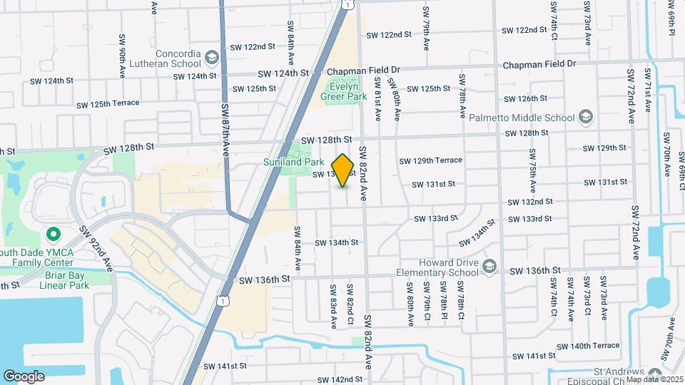 13120 SW 82nd Ct Map and Location Details