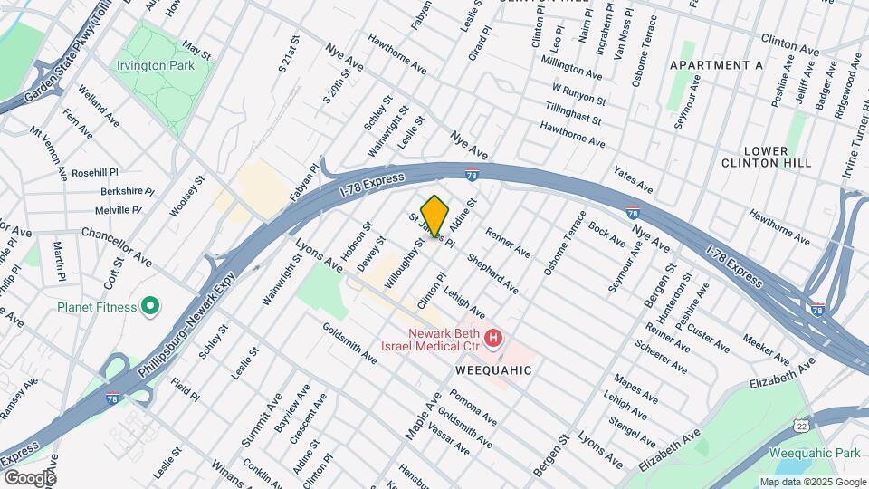 63 Aldine St Map and Location Details