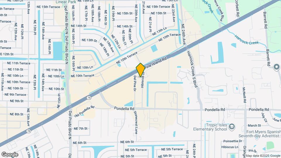 1305 Hibiscus Dr Map and Location Details