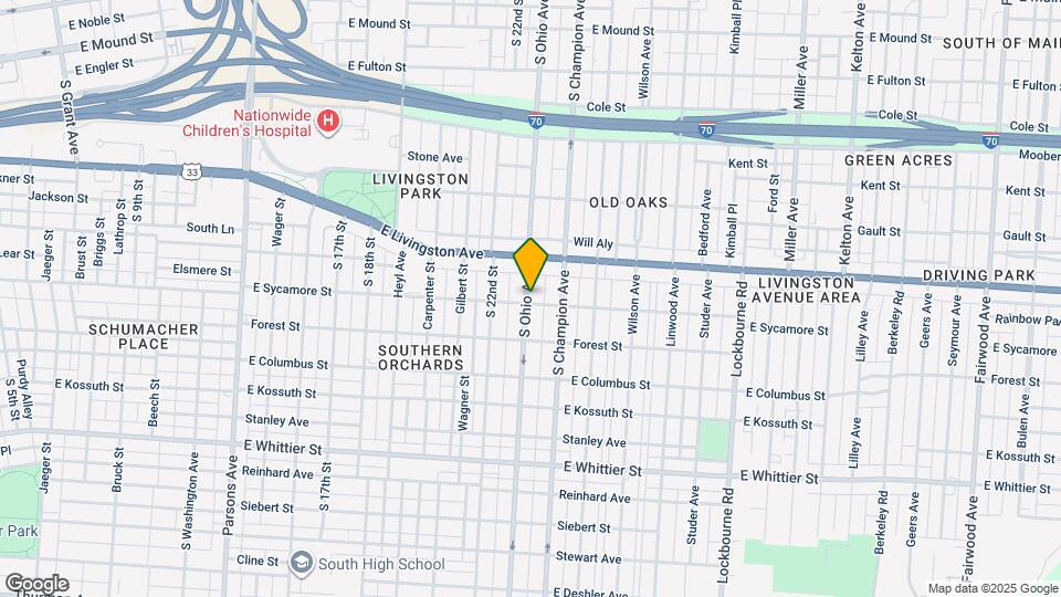 814 S Ohio Ave Map and Location Details