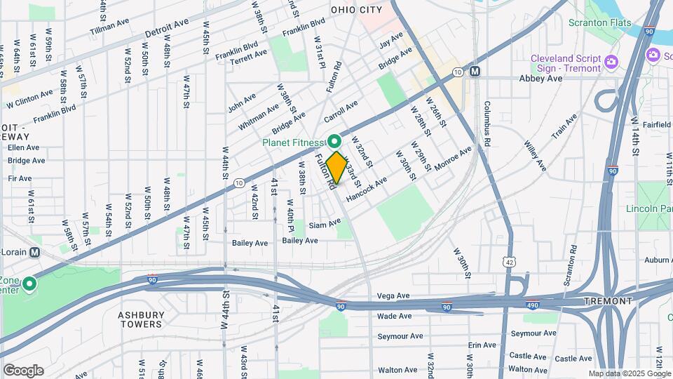 3415 Chatham Ave Map and Location Details