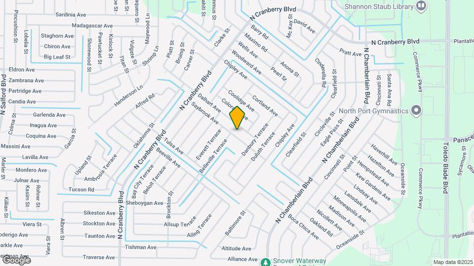 2474 Saybrook Ave Mapa y Detalles de la Ubicación