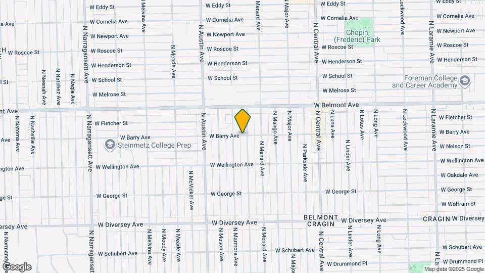 5842 W Barry Ave Map and Location Details