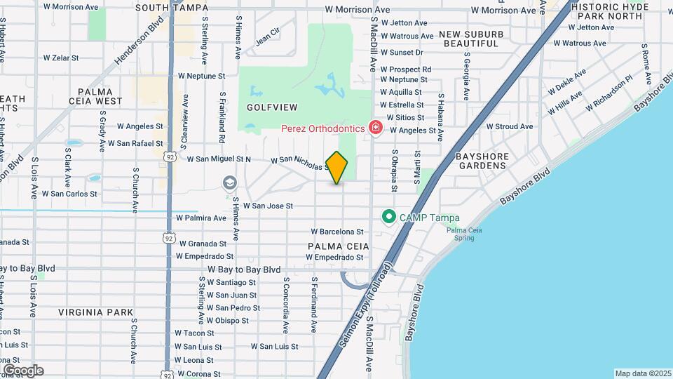 3205 W San Carlos St Mapa y Detalles de la Ubicación