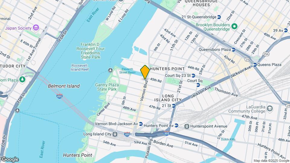 45-42 Vernon Blvd Mapa y Detalles de la Ubicación