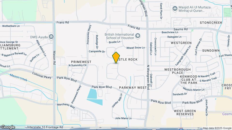 2206 Wildbrook Canyon Ln Map and Location Details