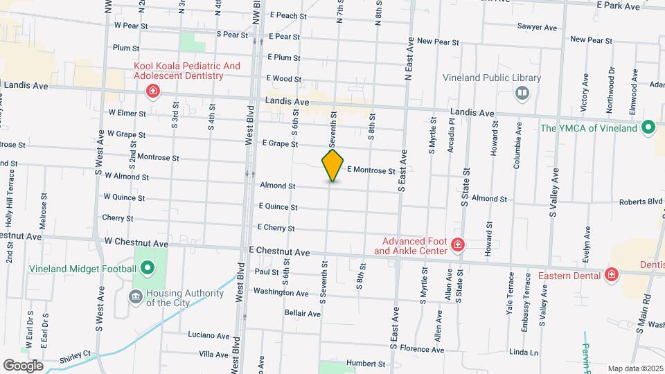 710 Almond St Map and Location Details