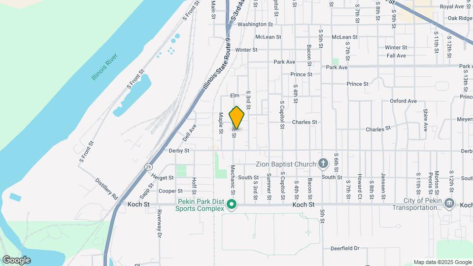 1210 Mechanic St Map and Location Details