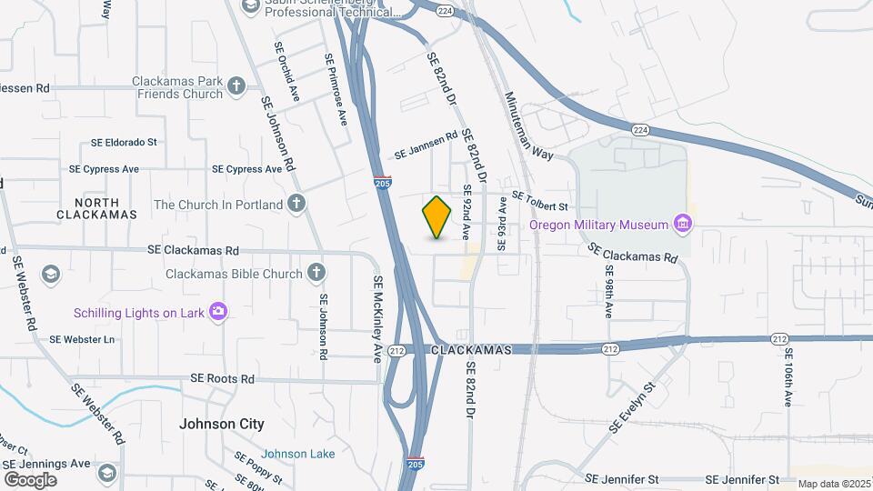 9001 9009 SE Clackamas Rd Map and Location Details