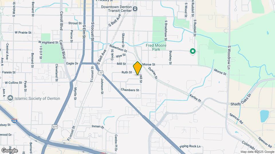 629 Park Ln Map and Location Details