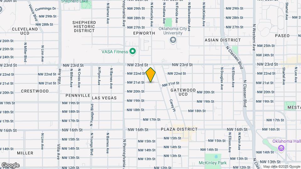 1924 NW 21st Map and Location Details