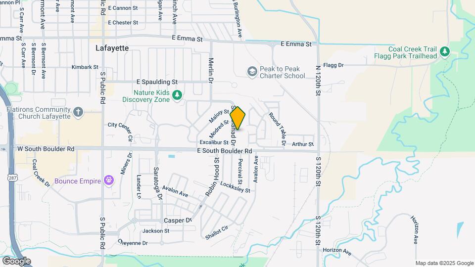1100 Sir Galahad Dr, Unit D Map and Location Details