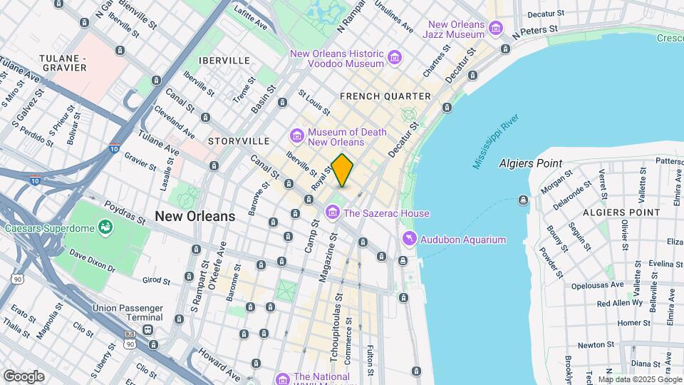 535-537 Iberville St Mapa y Detalles de la Ubicación