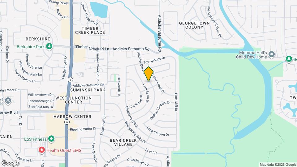 15654 Boulder Oaks Dr Map and Location Details