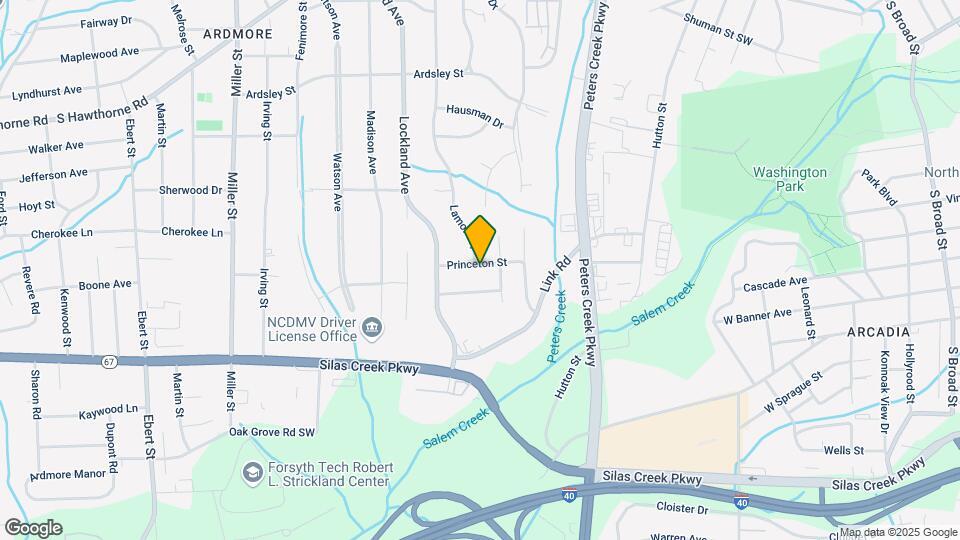 1620 Princeton St Map and Location Details