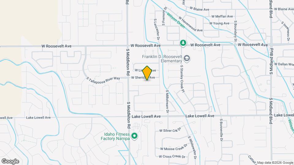 2380 W Coneflower St Map and Location Details