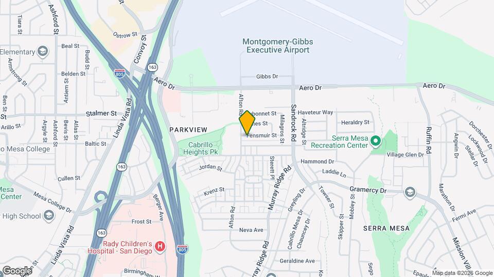 8511 Fensmuir St Map and Location Details