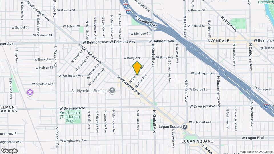 2943 N Gresham Ave Map and Location Details