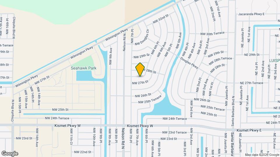 610 NW 27th Terrace Map and Location Details