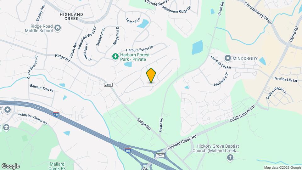 12723 Deaton Hill Dr Mapa y Detalles de la Ubicación