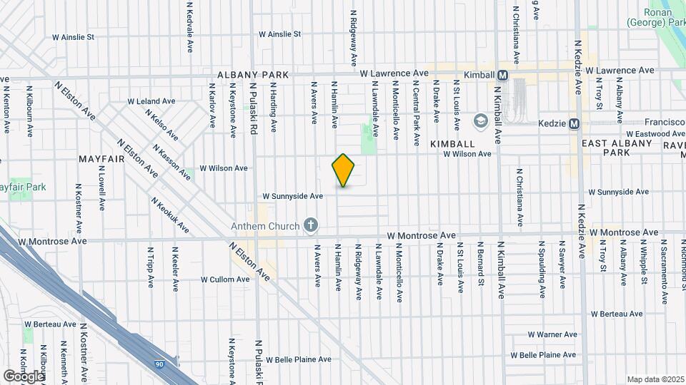 3751 W Sunnyside Ave Mapa y Detalles de la Ubicación