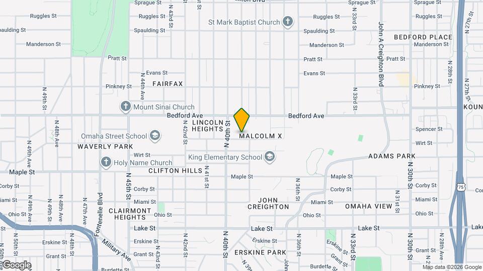 3212 N 39th St Map and Location Details